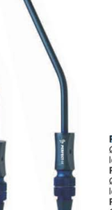Frazier Suction Tube Blue Titanium Ø4mm length 18cm