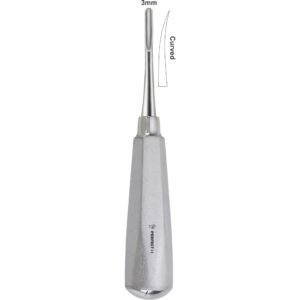 Bein Root Elevator DL 34 for upper roots round point