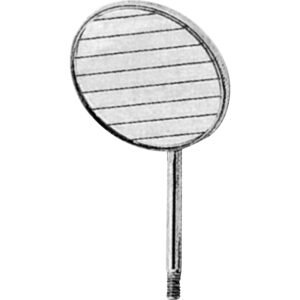 Rhodium Mouth Mirror Fig.4 Ø22mm