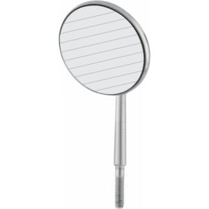 Cone-Socket Rhodium Mouth Mirror Fig.5 Ø24mm