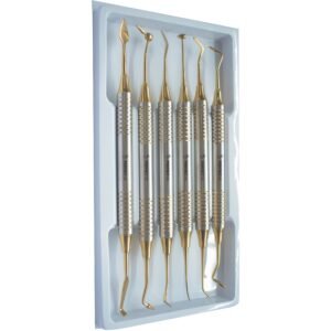 Composite Filling Instruments Gold Coated Set of 6 Pcs