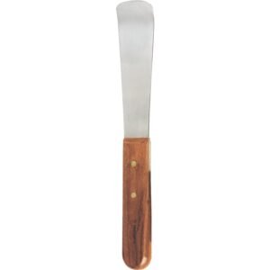Wax Spatulas Wooden Handle 22.5cm curved