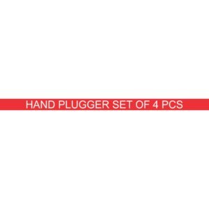 Hand Plugger Set of 4 Pcs