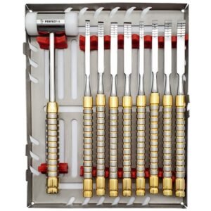 Chisel Kit 10 pcs with cassite