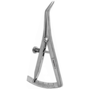 Castroviejo Calipers 20mm, 45° 9cm