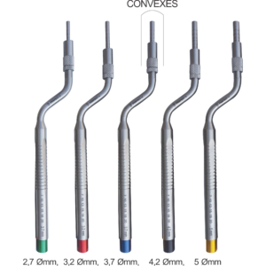 Set of 5 Pieces Convexes Curved