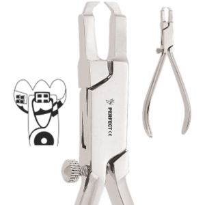 Bracket removing plier for comfortable and quick removal of the brackets. Length 13.5cm