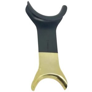 Stainless Steel Double Black & Gold Ended Cheek Retractors