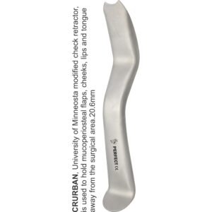 Cheek Retractor 20cm Easy to Bend by Hand
