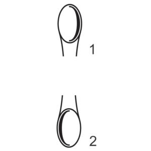 Williger Curette 13.5 cm Fig.1, 2