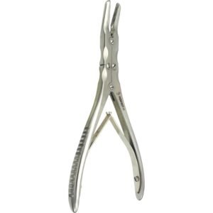 Beyer, Rongeurs double action hinged, 18cm, 3mm diameter tip