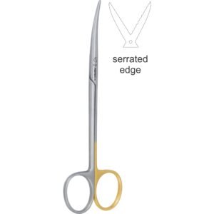 Metzenbaum Operating Scissors, Super Cut# 1, B/B, curved, 14cm