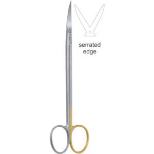 Kelly Scissors, Super Cut curved, 16cm