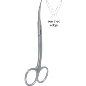Goldman-Fox Scissors, Standard Double curved, 13cm