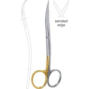 Goldman-Fox Scissors, Super Cut Double curved, 13cm