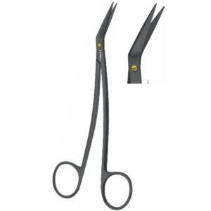 Locklin Dissecting Scissors, S/S 16cm 1 Blade Serrated